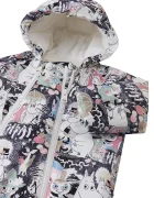 Reima гащеризон за деца Moomin Knytte бял 5100079C