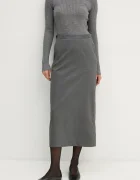 Remain Пола с вълна Suiting Midi Skirt
