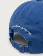 Rip Curl шапка с козирка дамска от памук FARM RIO синя 08CWHE