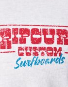 Rip Curl тениска мъжка от памук SHAPER ADDRESS бяла 133MTE