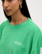 Rip Curl уголемен суичър дамски с памук зелен 076WFL