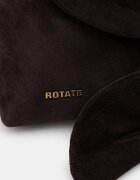 ROTATE чанта дамска от велур кафява 116118579