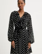 ROTATE Рокля Chiffon Ruffle Mini
