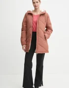 ROXY Яке Better Weather в кафяво зимен модел с уголемена кройка ERJJK03634