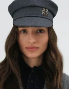 RUSLAN BAGINSKIY Каскет Baker Boy Cap в сиво KPC030-CA-MRB