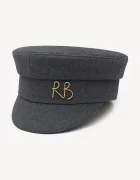 RUSLAN BAGINSKIY Каскет Baker Boy Cap в сиво KPC030-CA-MRB