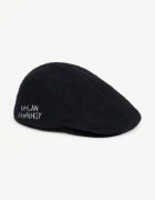 RUSLAN BAGINSKIY каскет дамски от вълнена материя Wool-blend Ivy Cap черен IVC033-WP-FL