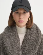 RUSLAN BAGINSKIY Шапка с козирка Monogram-embellished Baseball Cap в черно с изчистен дизайн BSB033-CP-PWRB