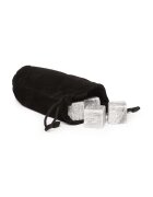 Sagaform Блокчета за уиски Whiskeystenar 2 x 2 cm (9 броя) в сиво