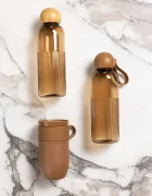 Sagaform Бутилка за вода Ture 600 ml в бежово