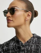 Saint Laurent Слънчеви очила в сребристо SL 747