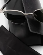 Saint Laurent Слънчеви очила в сребристо SL 747