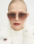 Saint Laurent Слънчеви очила в златисто SL 312 M