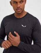 Salewa спортна блуза с дълги ръкави мъжка Puez Melange Dry Tee черна 00.0000027453