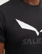 Salewa туристическа тениска мъжка Solidlogo Dry черна 00.0000027018