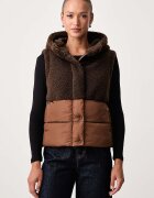Save The Duck елек дамски LUCINDA кафяв D83103W.BUBU23