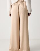 Scotch  Soda панталон дамски бежов с висока талия ULH01488F
