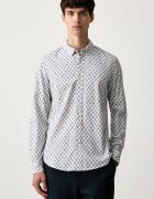 Scotch  Soda риза мъжка от памук синя на цветя 183563