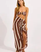 Seafolly плажна пола дамска Coastline Sarong кафява 55539-SG