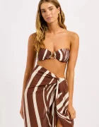 Seafolly плажна пола дамска Coastline Sarong кафява 55539-SG