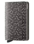 Secrid Кожен портфейл Slimwallet Hexagon Grey
