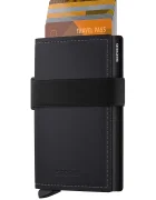 Secrid портфейл RFID от кожа MATTE черен