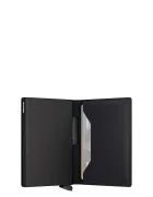 Secrid портфейл RFID от кожа MATTE черен