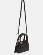 Silvian Heach чанта crossbody дамска от кожа MARECHIARO кафява RCP25007BO