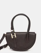 Silvian Heach чанта crossbody дамска от кожа SPAGNOLI кафява RCP25020BO