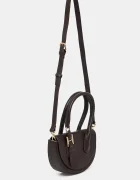 Silvian Heach чанта crossbody дамска от кожа SPAGNOLI кафява RCP25020BO