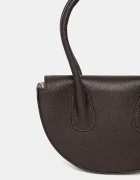Silvian Heach чанта crossbody дамска от кожа SPAGNOLI кафява RCP25020BO