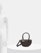 Silvian Heach чанта crossbody дамска от кожа SPAGNOLI кафява RCP25020BO