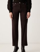 Silvian Heach дънки straight дамски PADAVI кафяви GPA26039JE