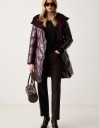 Silvian Heach дънки straight дамски PADAVI кафяви GPA26039JE