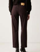 Silvian Heach дънки straight дамски PADAVI кафяви GPA26039JE