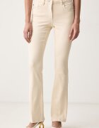 Silvian Heach дънки straight дамски VEDDU бежови GPA26040JE
