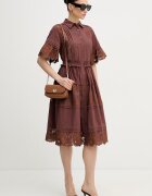 Silvian Heach лятна рокля FISIA кафява GPP26296VE