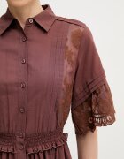 Silvian Heach лятна рокля FISIA кафява GPP26296VE
