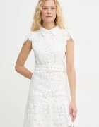 Silvian Heach рокля от дантела GELAO бяла GPP26330VE