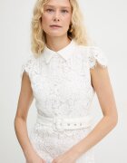 Silvian Heach рокля от дантела GELAO бяла GPP26330VE