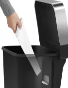 Simplehuman Кошче за боклук 45 L в черно