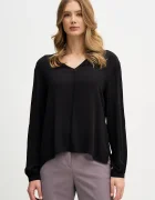 Sisley Блуза дамска в черно с изчистен дизайн 5IDTLQ09H