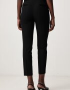 Sisley панталон slim fit дамски черен с висока талия 4KVXPF00C