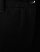 Sisley панталон slim fit дамски черен с висока талия 4KVXPF00C