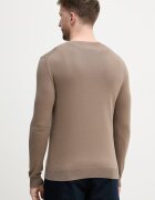Sisley пуловер мъжки с памук кафяв 10F2S1C78
