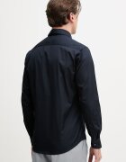 Sisley риза мъжка от памук тъмносиня 51C3SQ05B