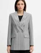 Sisley Сако в сиво с двуредно закопчаване с десен 2LMTLW03Q