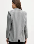 Sisley Сако в сиво с двуредно закопчаване с десен 2LMTLW03Q