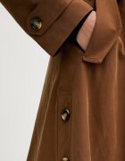 Sisley шлифер дамски от вискоза кафяв 29I2LN071