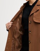Sisley шлифер дамски от вискоза кафяв 29I2LN071